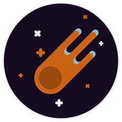 Meteor-meteorite-space-comet Round Trivet