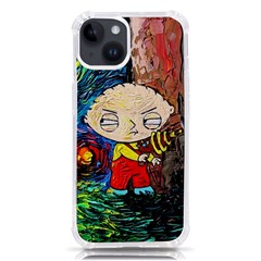 Cartoon Starry Night Vincent Van Gogh Iphone 14 Tpu Uv Print Case