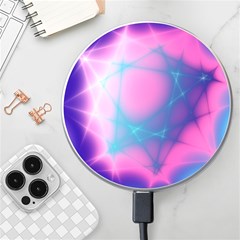Geometry Abstract Pattern Hypercube Wireless Fast Charger(white)