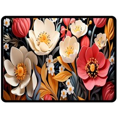 Ai-generated Fleece Blanket (large)
