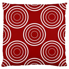 Background-red Large Cushion Case (two Sides)