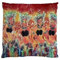Indonesia-lukisan-picture Large Cushion Case (two Sides)