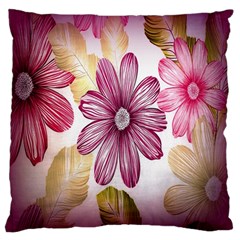 Print-roses Standard Premium Plush Fleece Cushion Case (two Sides)