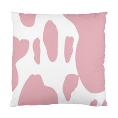 Cow Print, Pink, Design, Pattern, Animal, Baby Pink, Simple, Standard Cushion Case (one Side)