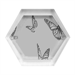 Aesthetic Butterfly , Butterflies, Nature, Hexagon Wood Jewelry Box