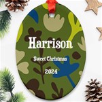Christmas Ornament (Oval) Front