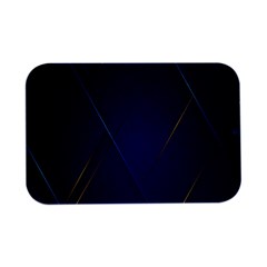 Blue Abstraction Background, Material Design, Paper Open Lid Metal Box (silver)  