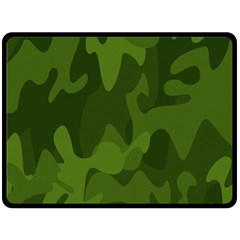 Green Camouflage, Camouflage Backgrounds, Green Fabric Fleece Blanket (large)