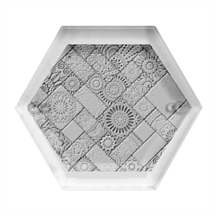 Mandala Pattern Abstract , Mandala, Pattern, Abstract Hexagon Wood Jewelry Box