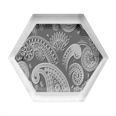 Paisley Pattern, Abstract Colorful, Texture Background, Hd Hexagon Wood Jewelry Box