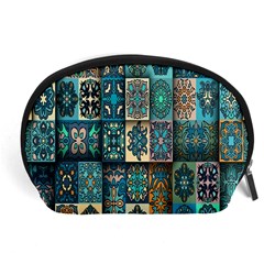 Texture, Pattern, Abstract, Colorful, Digital Art Accessory Pouch (large)