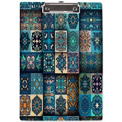 Texture, Pattern, Abstract, Colorful, Digital Art A4 Acrylic Clipboard