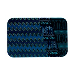 Aztec, Batik Open Lid Metal Box (silver)  