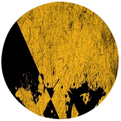 Yellow Best, Black, Black And White, Emoji High Wooden Bottle Opener (round)
