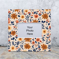 Boho Flowers Seamless Patternn White Box Photo Frame 4  X 6 