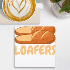 Bread Baking T- Shirt Funny Bread Baking Baker Loafers T- Shirt Uv Print Square Tile Coaster 