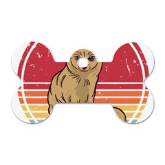 Fennec Fox T- Shirt Fennec Fox Is My Spirit Animal T- Shirt Dog Tag Bone (one Side)