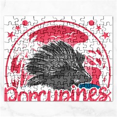 Porcupine T-shirtporcupine Girl T-shirt Rectangular Jigsaw Puzzl