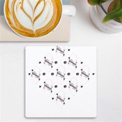 Abstract T- Shirt Abstract Watercolor Design N  4 T- Shirt Uv Print Square Tile Coaster 