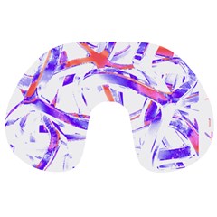 Abstract T- Shirt Entangled In Chaos T- Shirt Travel Neck Pillow