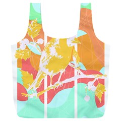 Birds Illustration T- Shirtbird T- Shirt (4) Full Print Recycle Bag (xxxl)