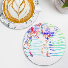 Camel Art T- Shirtcamel T- Shirt Uv Print Round Tile Coaster