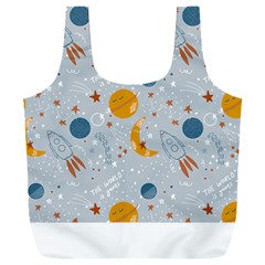 Cosmos T- Shirt Cute Baby Cosmic Pattern T- Shirt Full Print Recycle Bag (xxxl)