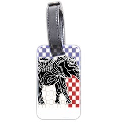 Elephant Art T- Shirtelephant T- Shirt Luggage Tag (two Sides)