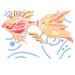 Fishing Lover T- Shirtfish T- Shirt (7) Two Sides Premium Plush Fleece Blanket (extra Small)