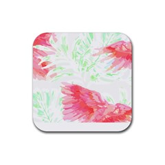 Hawaii T- Shirt Hawaii Akahai Pattern T- Shirt Rubber Coaster (square)