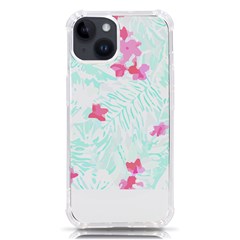 Hawaii T- Shirt Hawaii Flower Bird Fashion T- Shirt Iphone 14 Tpu Uv Print Case