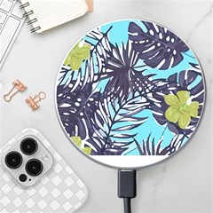 Hawaii T- Shirt Hawaii Garden Flora T- Shirt Wireless Fast Charger(white)