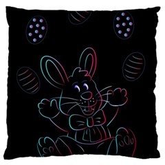 Easter-bunny-hare-rabbit-animal Large Cushion Case (one Side)