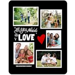 Family Name Medium Blanket Fleece Blanket (Medium) 60, x50,  Blanket Front