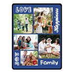 Personalized Family Small Blanket Fleece Blanket (Small) 50, x40,  Blanket Front