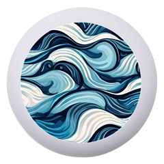 Pattern Ocean Waves Arctic Ocean Blue Nature Sea Dento Box With Mirror