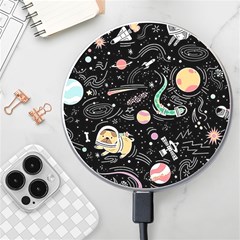 Animals Galaxy Space Wireless Fast Charger(white)
