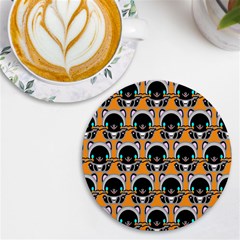 Cute Panda Uv Print Round Tile Coaster