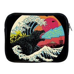 Retro Wave Kaiju Godzilla Japanese Pop Art Style Apple Ipad 2/3/4 Zipper Cases
