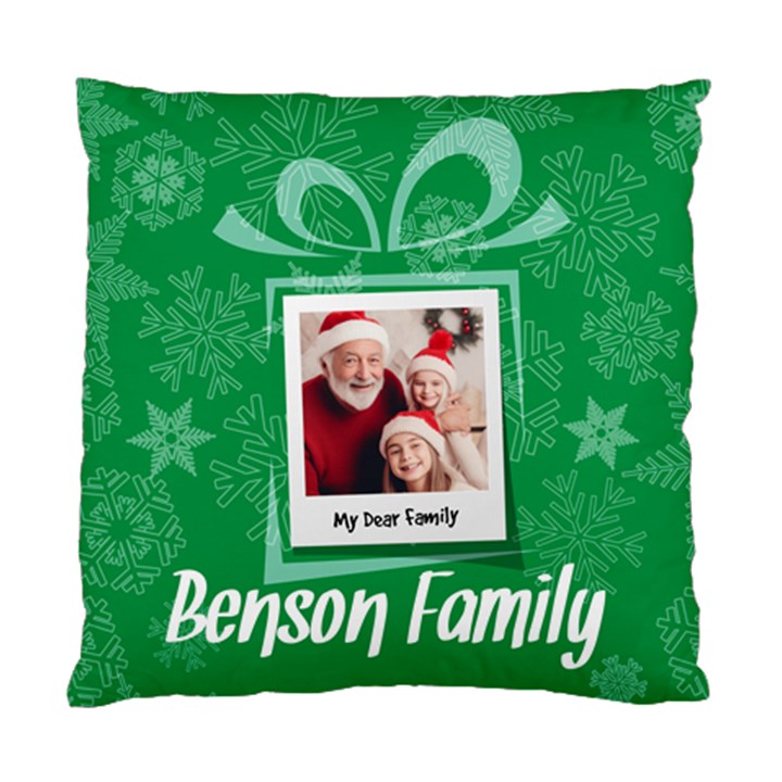 xmas photo cushion Standard Cushion Case (One Side)