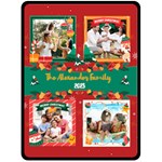 Christmas Family Name Large Blanket Fleece Blanket (Large) 80, x60,  Blanket Front