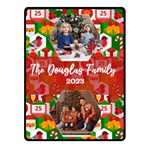 Christmas Photo Small Blanket Fleece Blanket (Small) 50, x40,  Blanket Front