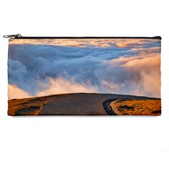 Landscape Sky Clouds Mountain Road Pencil Case