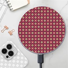 Kaleidoscope Seamless Pattern Wireless Fast Charger(white)