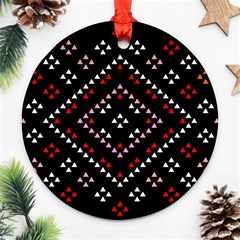 Pattern Abstract Design Art Ornament (round)