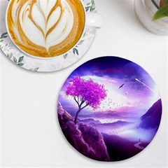 Fantasy World Uv Print Round Tile Coaster