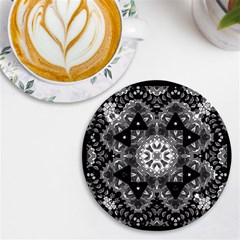 Mandala Calming Coloring Page Uv Print Round Tile Coaster