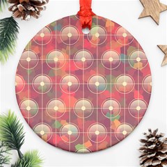 Colorful Background Abstract Ornament (round)