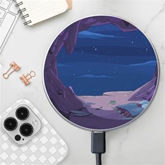 Cartoon Character Wallpapper Adventure Time Beauty In Nature Wireless Fast Charger(white)