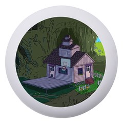 Purple House Cartoon Character Adventure Time Architecture Dento Box With Mirror
